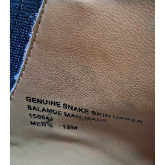 GIORGIO BRUTINI SHOES MENS SIZE 12 M GENUINE SNAKE SKIN BOOTIES BOOTS main image 15